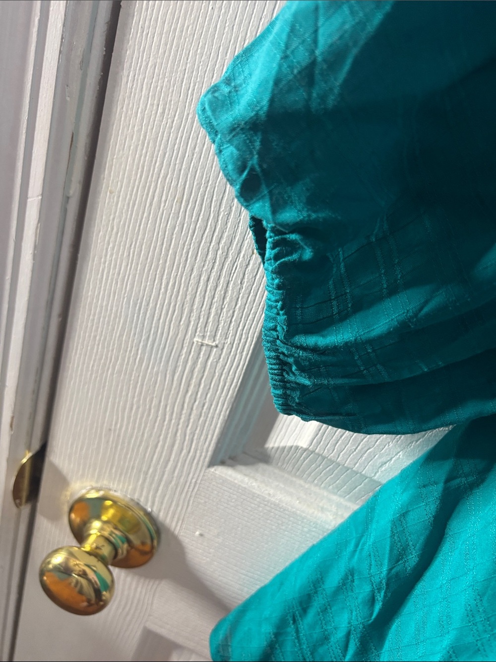 Torrid Teal Smocked Peasant Blouse - Teal - Picture 6 of 8